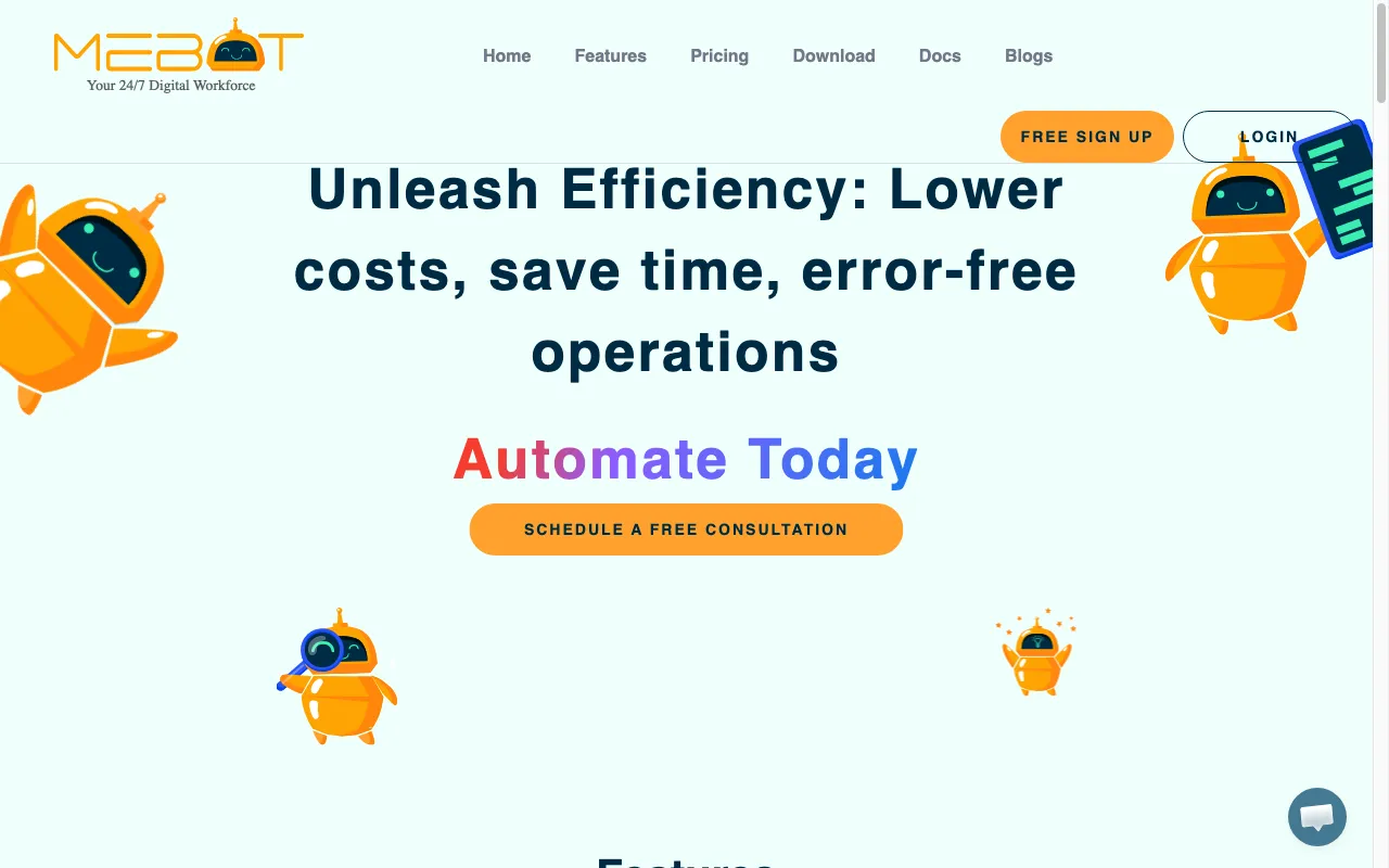 Mebot — preview screenshot