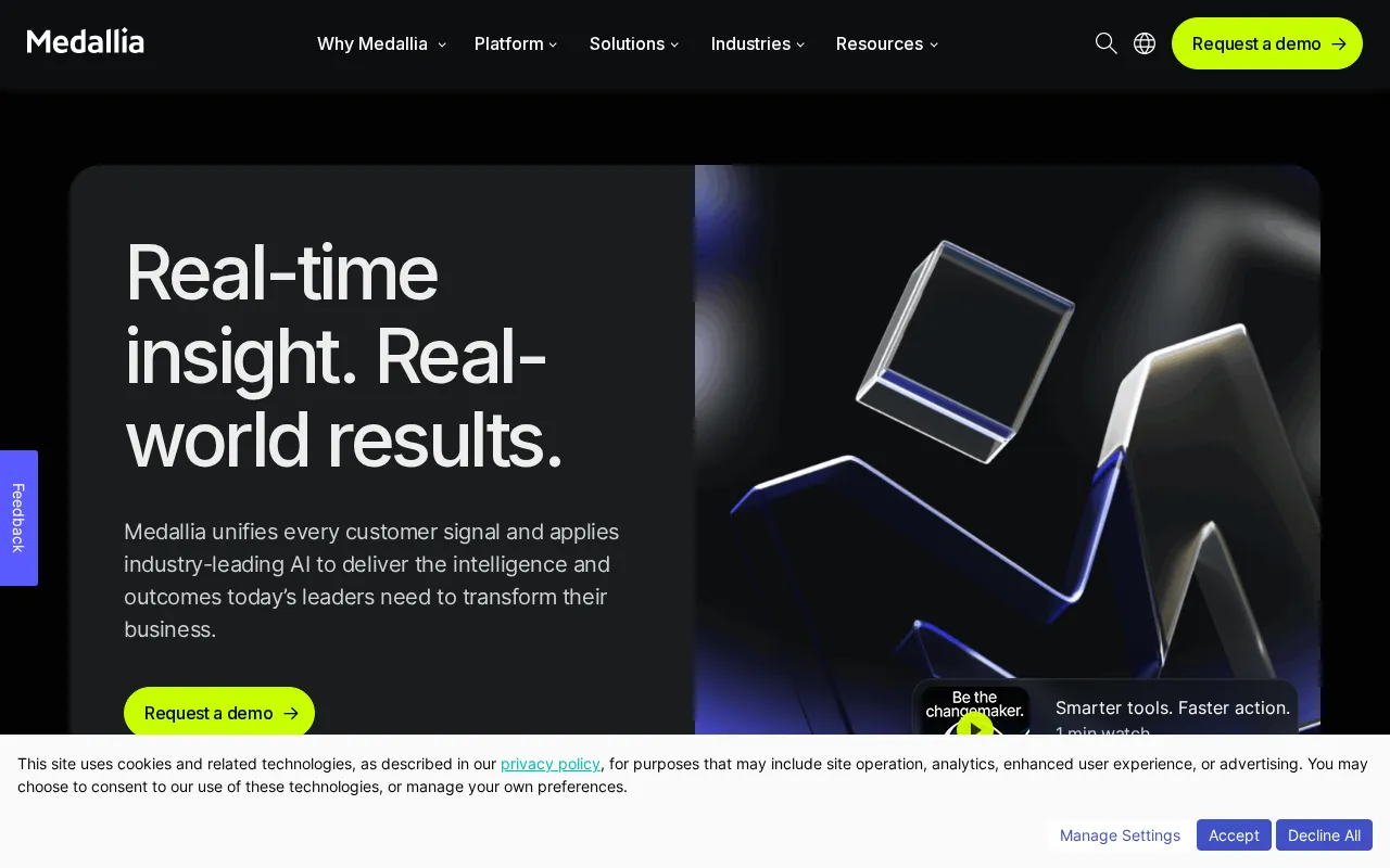 Medallia — preview screenshot