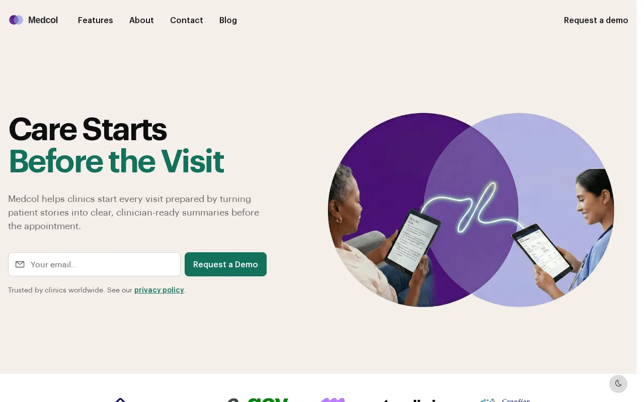 Medcol — pricing page
