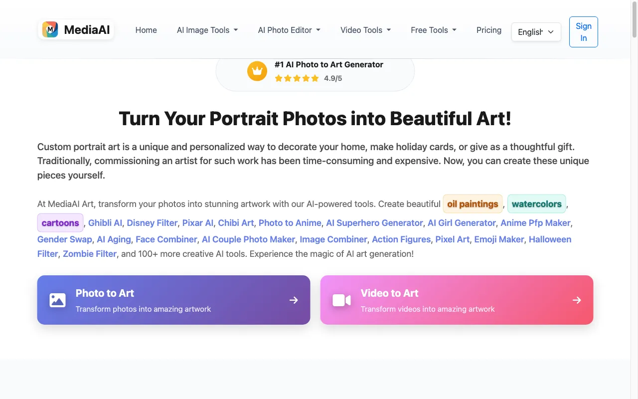 mediaai — preview screenshot