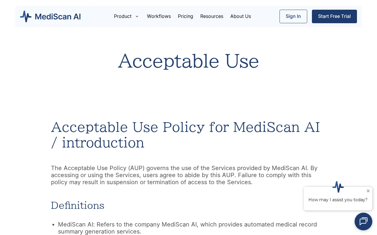 Mediscan — pricing page