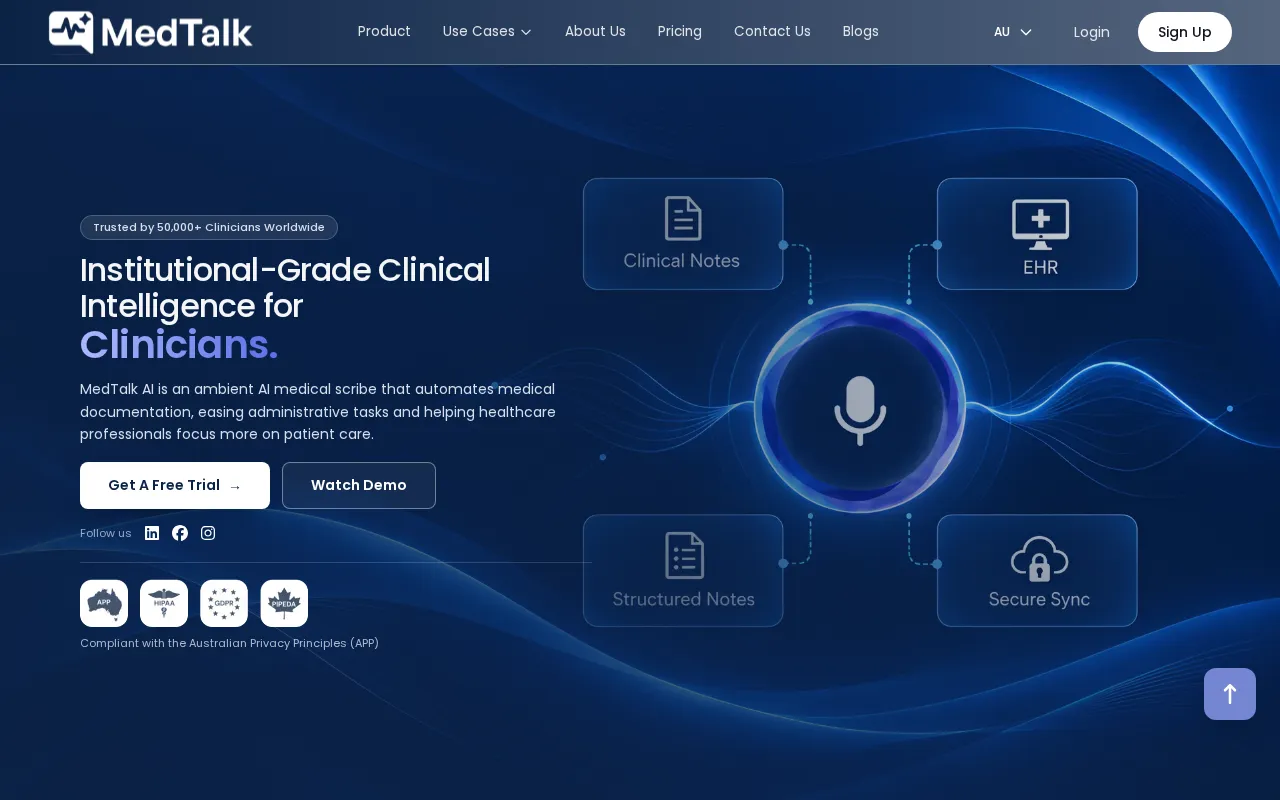 MedTalk AI — preview screenshot