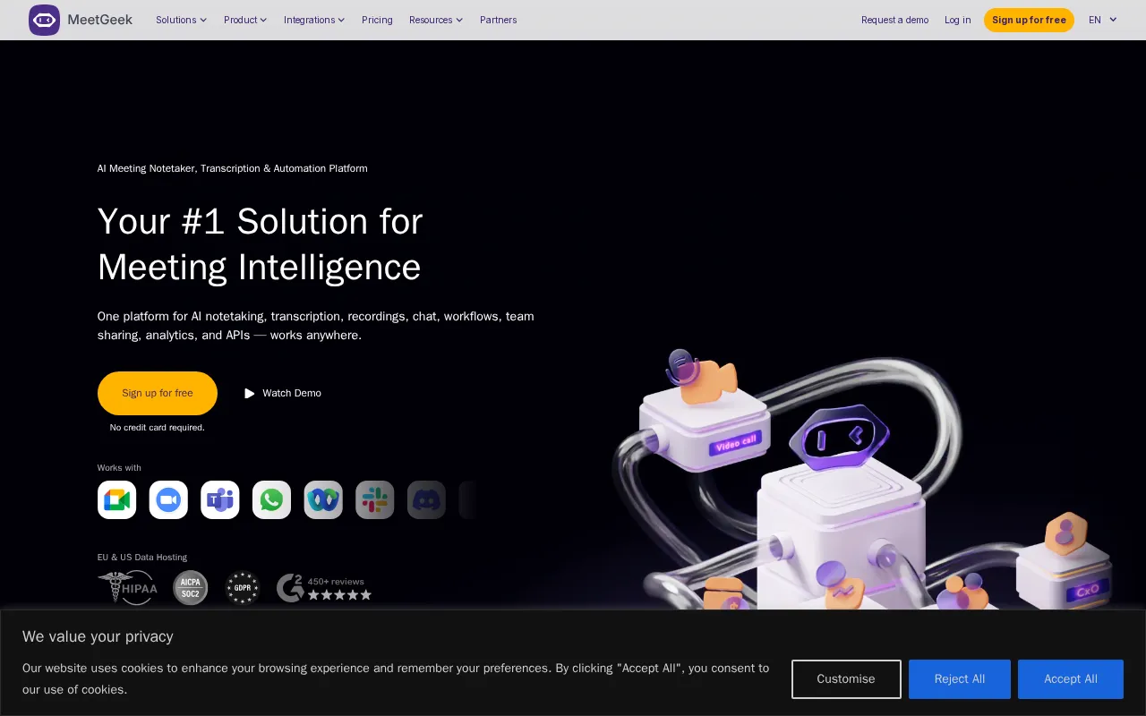 MeetGeek — preview screenshot