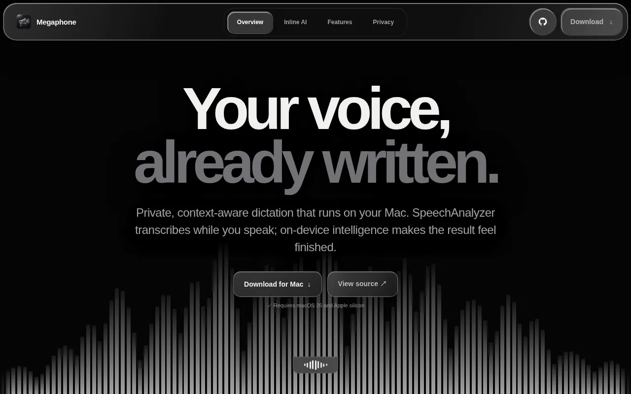 Megaphone — preview screenshot
