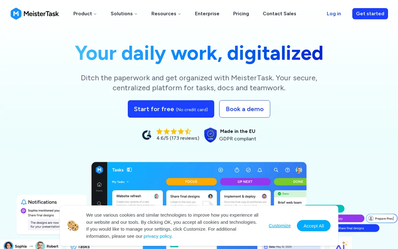 Meistertask — preview screenshot