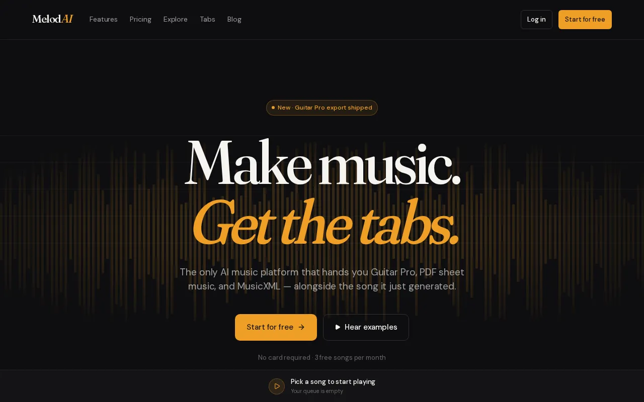 MelodAI — preview screenshot