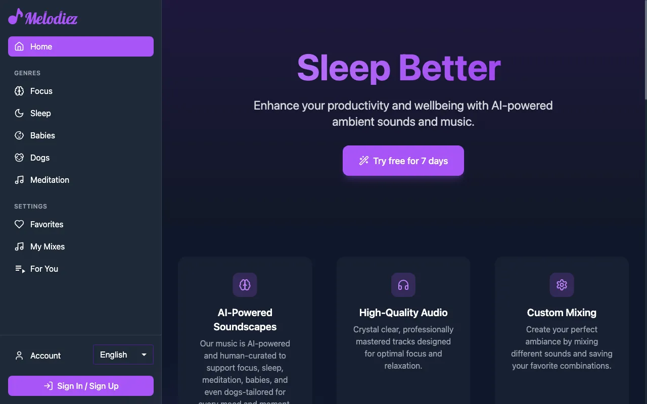Melodiez — preview screenshot