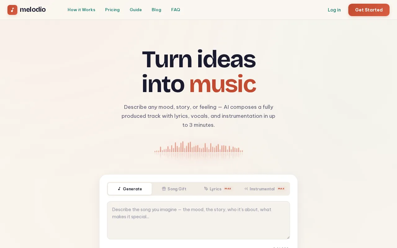 Melodio — preview screenshot