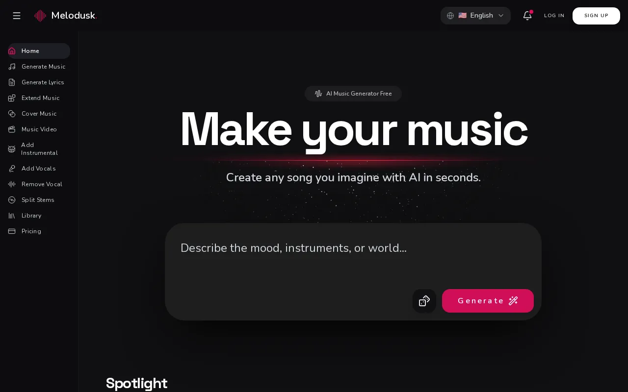Melodusk — preview screenshot