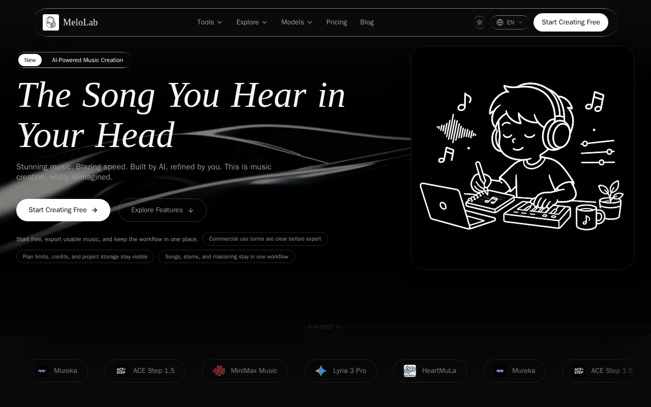 Melolab — preview screenshot