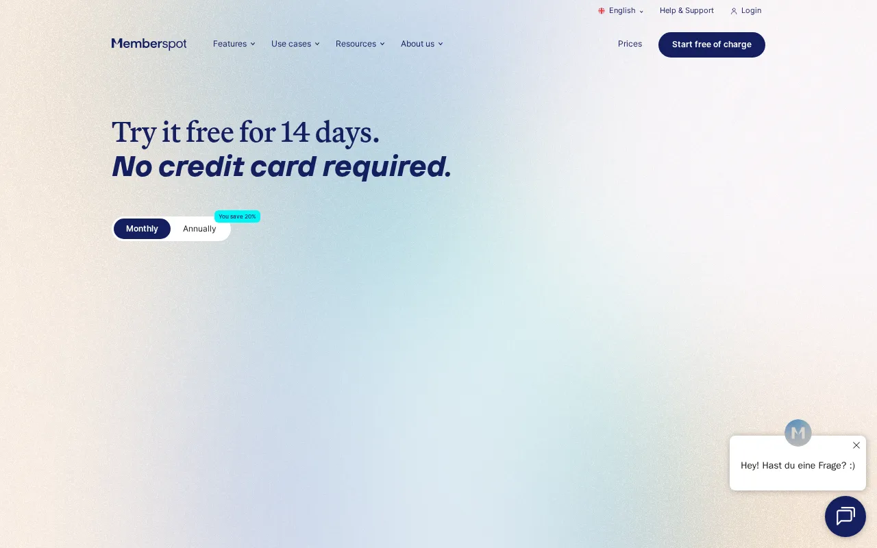 Memberspot — pricing page