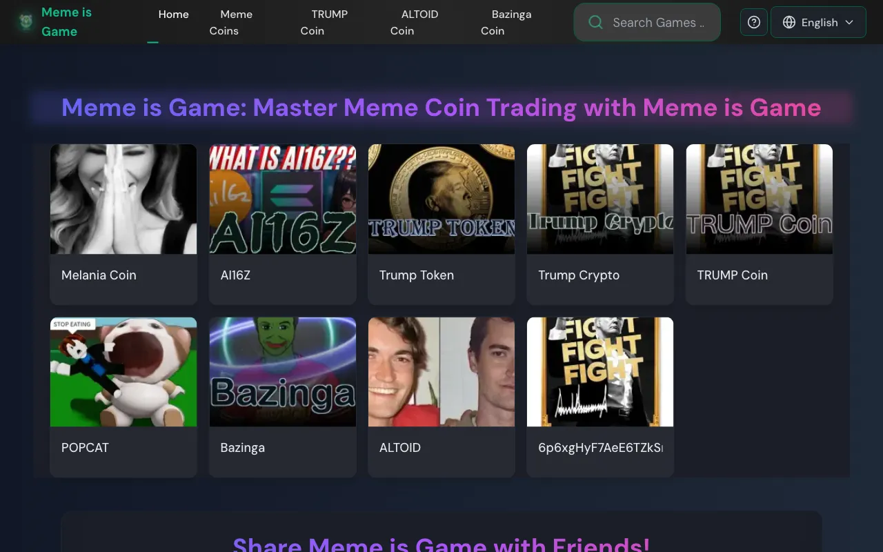 MEME is Game — preview screenshot