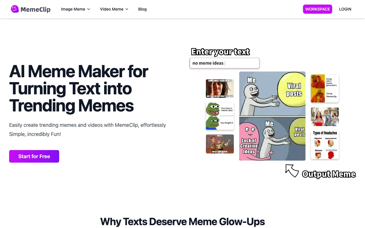 MemeClip — preview screenshot