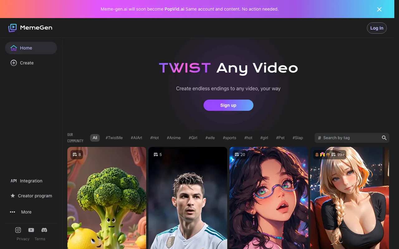 MemeGen AI — preview screenshot