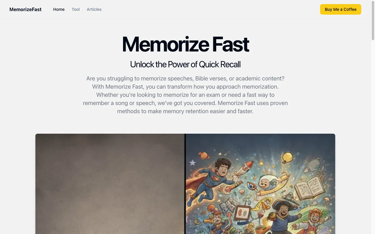 MemorizeFast — preview screenshot