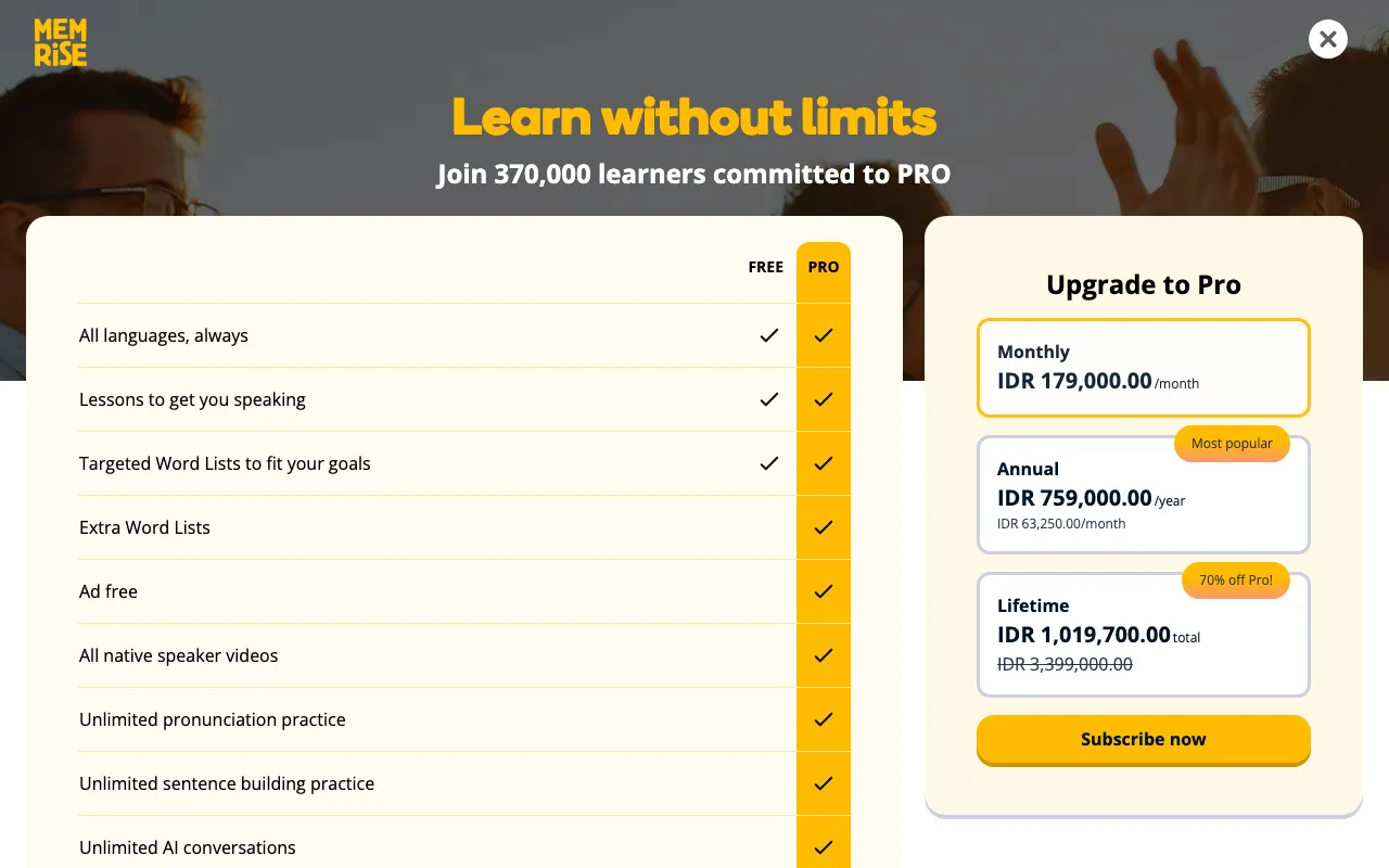 memri.se — pricing page