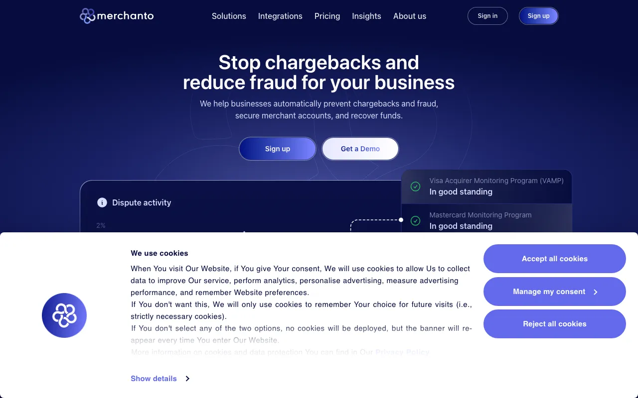 Merchanto — preview screenshot