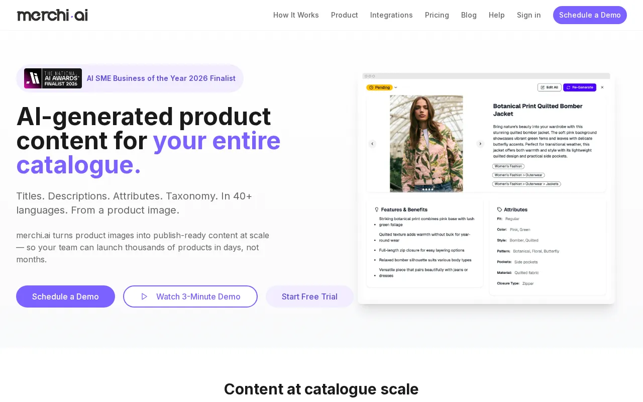 merchi.ai — preview screenshot