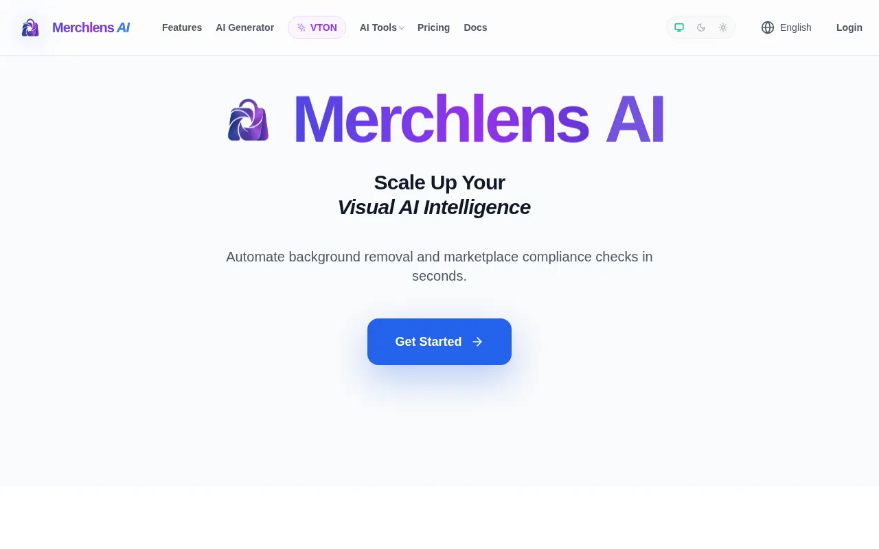 MerchLens AI — preview screenshot
