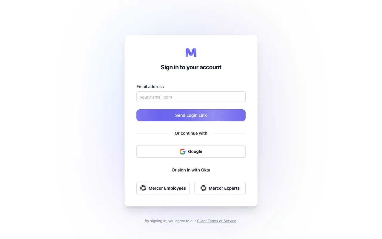 Mercor — preview screenshot