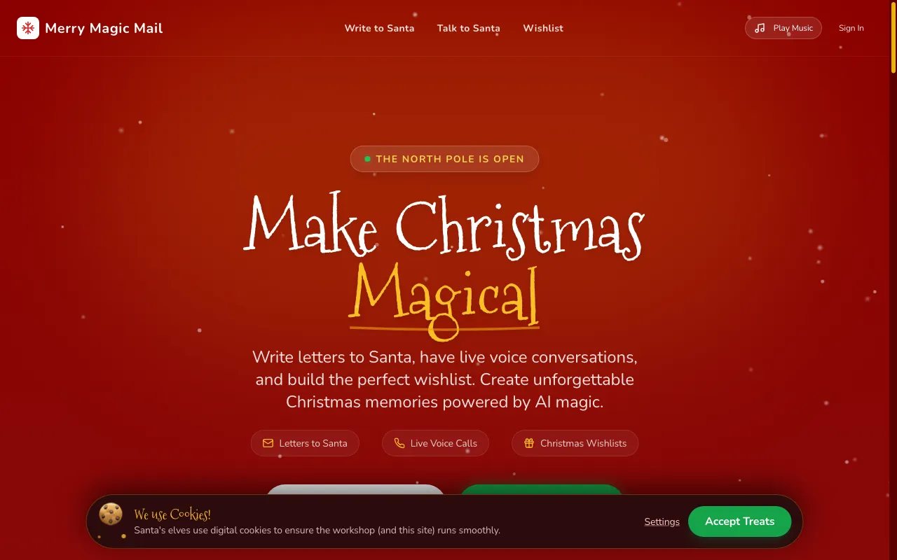 Merry Magic Mail — preview screenshot
