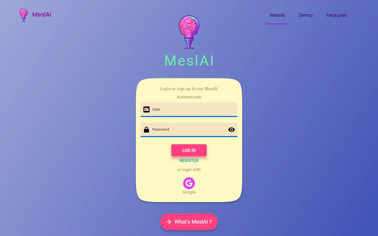 MeslAI — preview screenshot