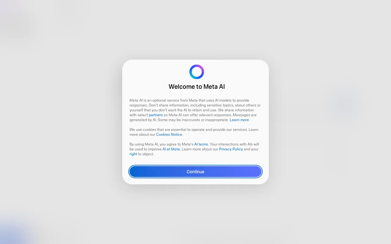 Meta AI — preview screenshot