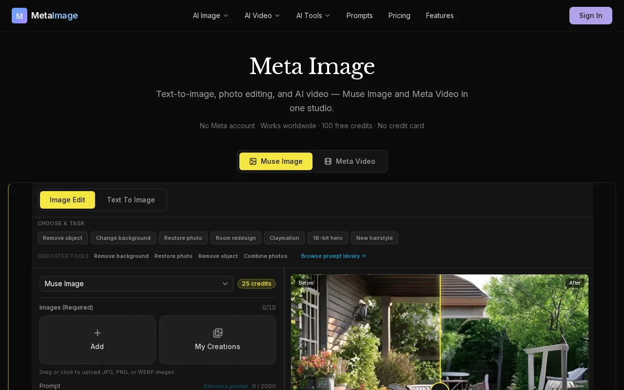 Meta Image — preview screenshot