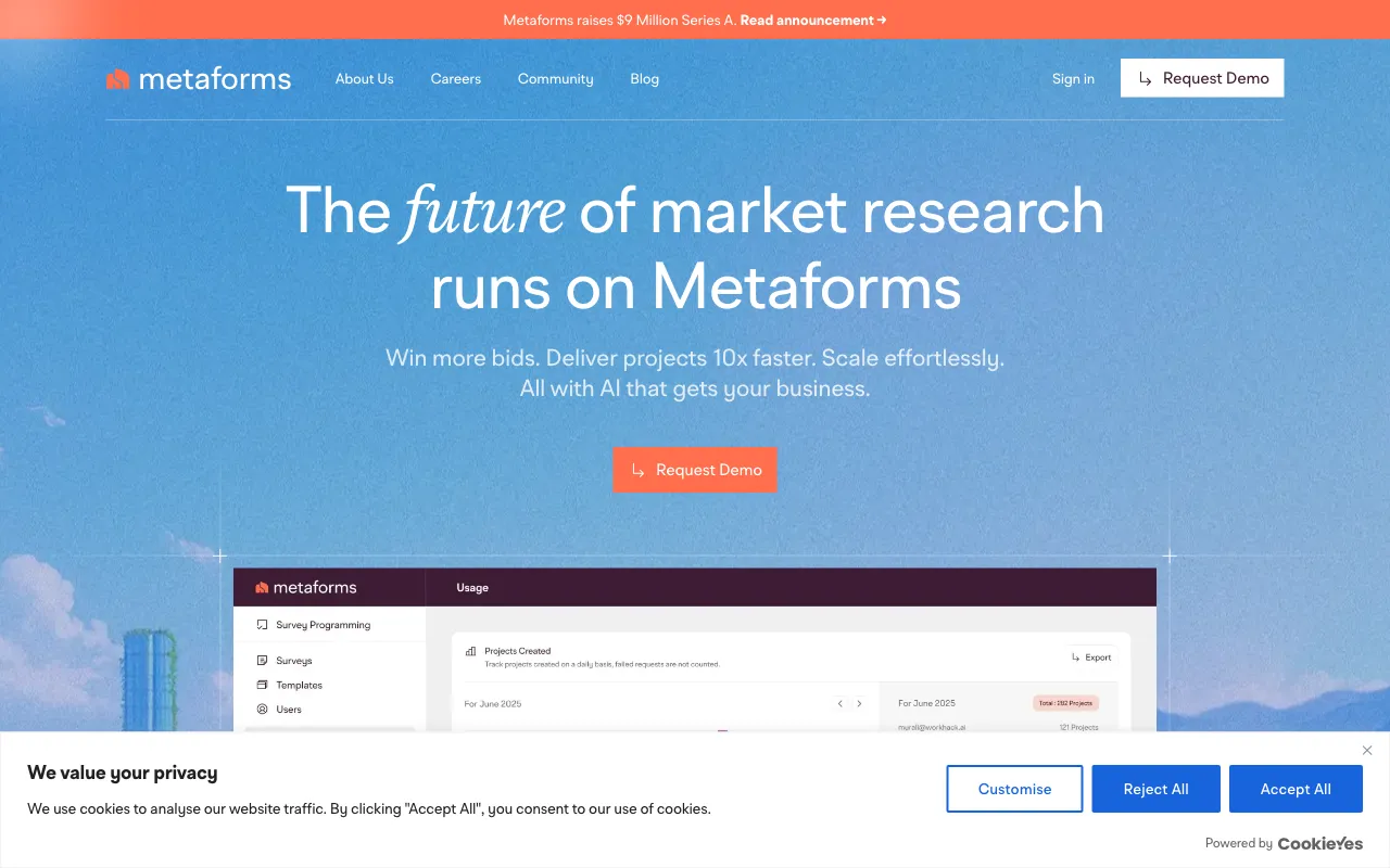 metaforms ai — preview screenshot