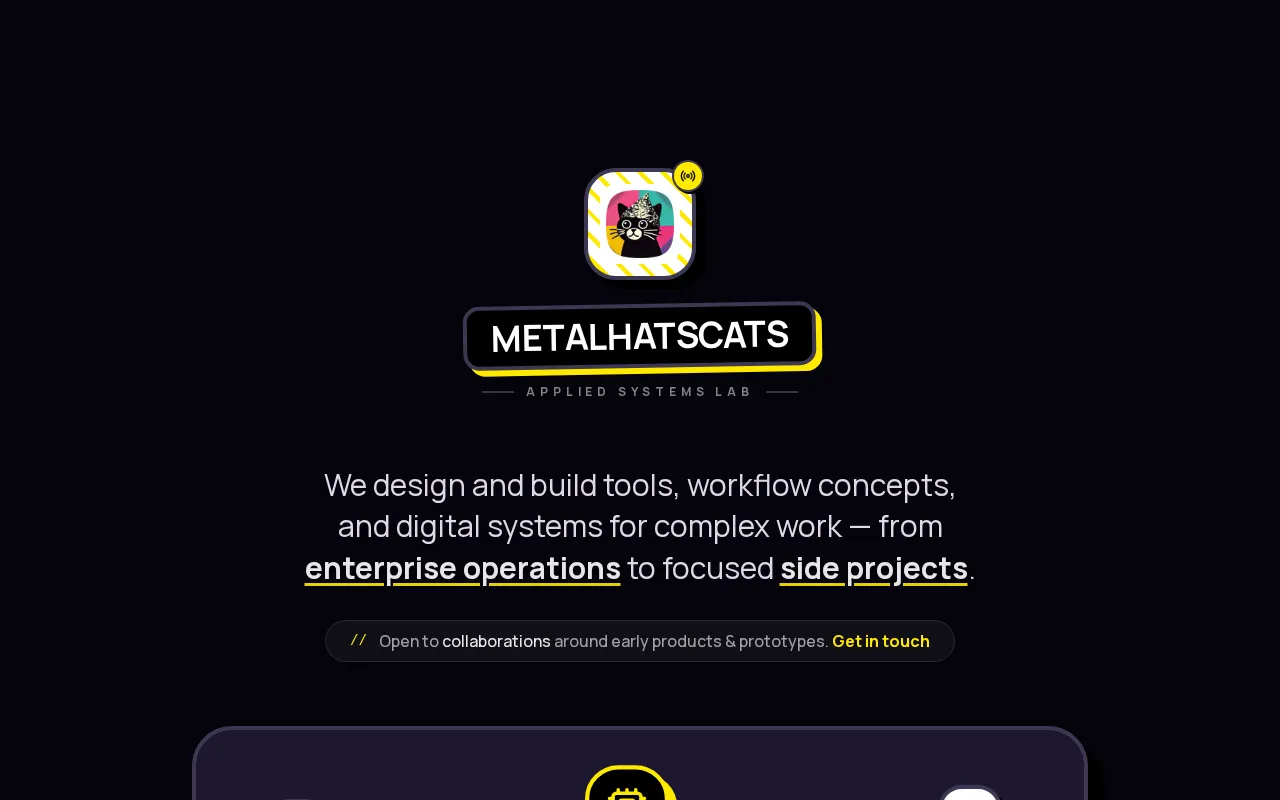 MetalHatsCats — preview screenshot