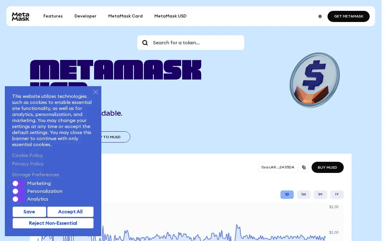 MetaMask — pricing page