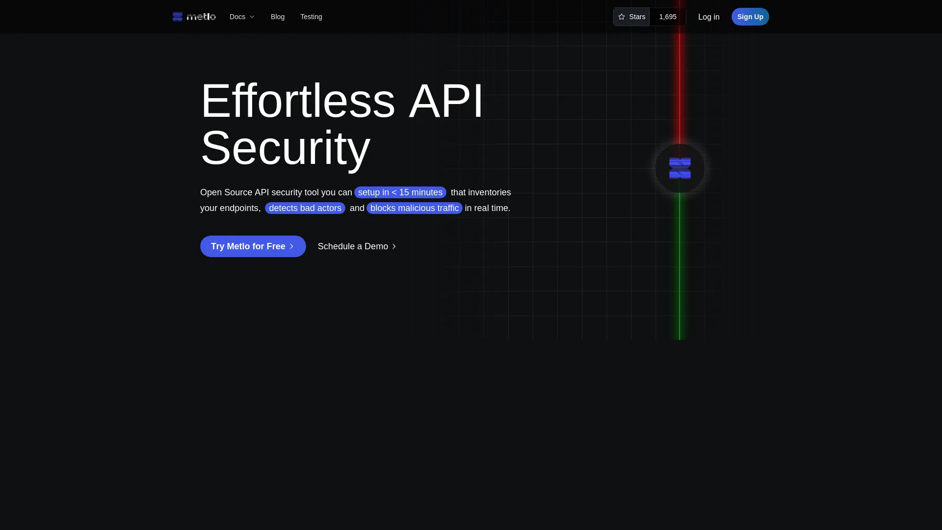 Metlo API Security — preview screenshot