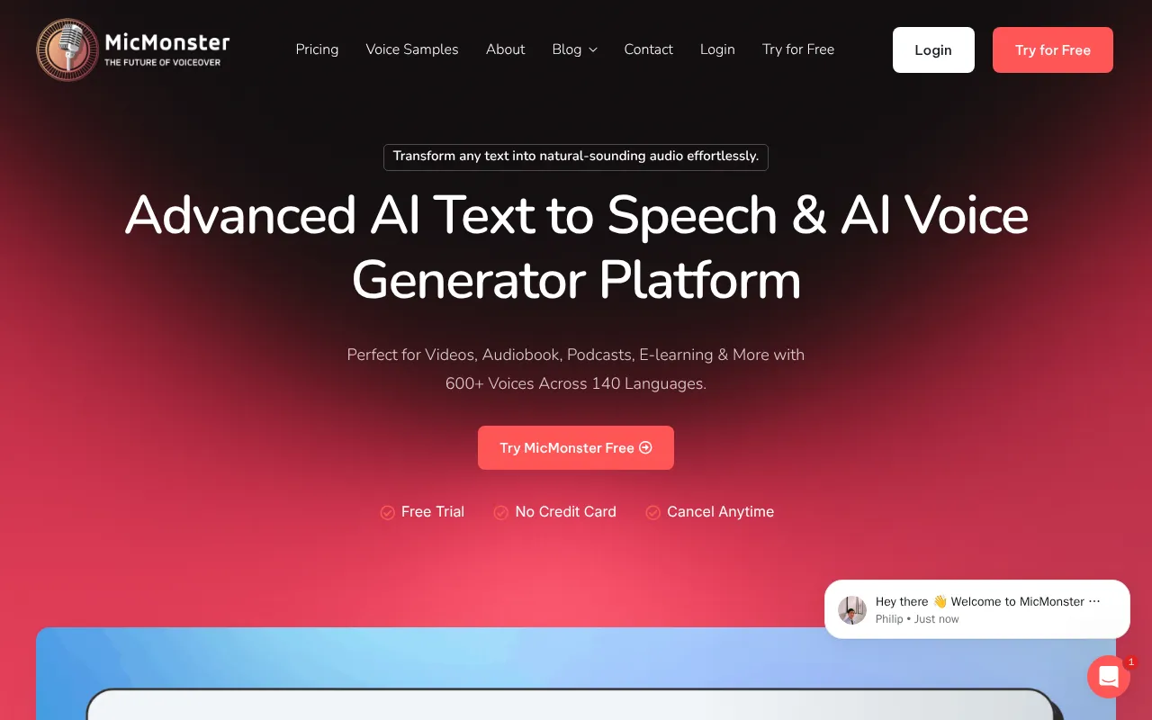 Micmonster — preview screenshot