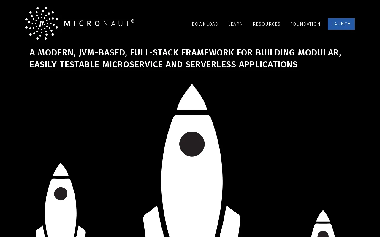 Micronaut Framework — preview screenshot