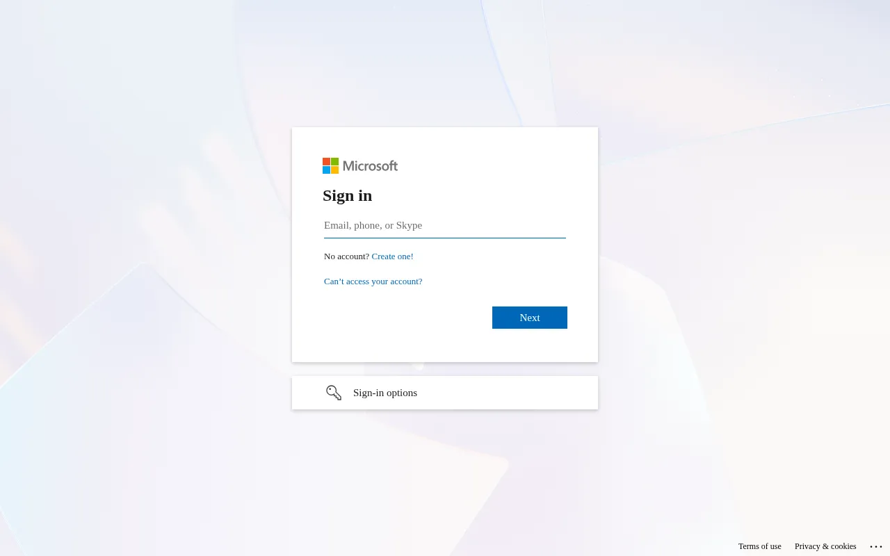 Microsoft — preview screenshot