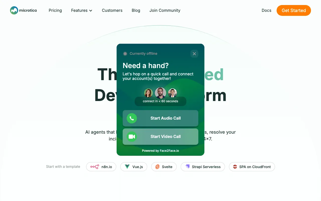 Microtica AI Incident Investigator — preview screenshot