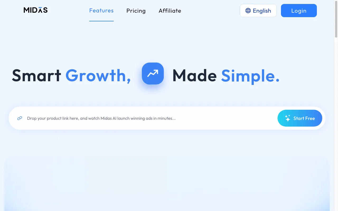 Midas AI — preview screenshot