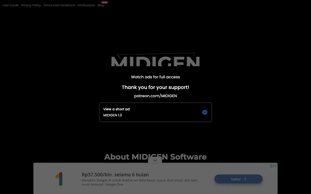 MIDIGEN — preview screenshot