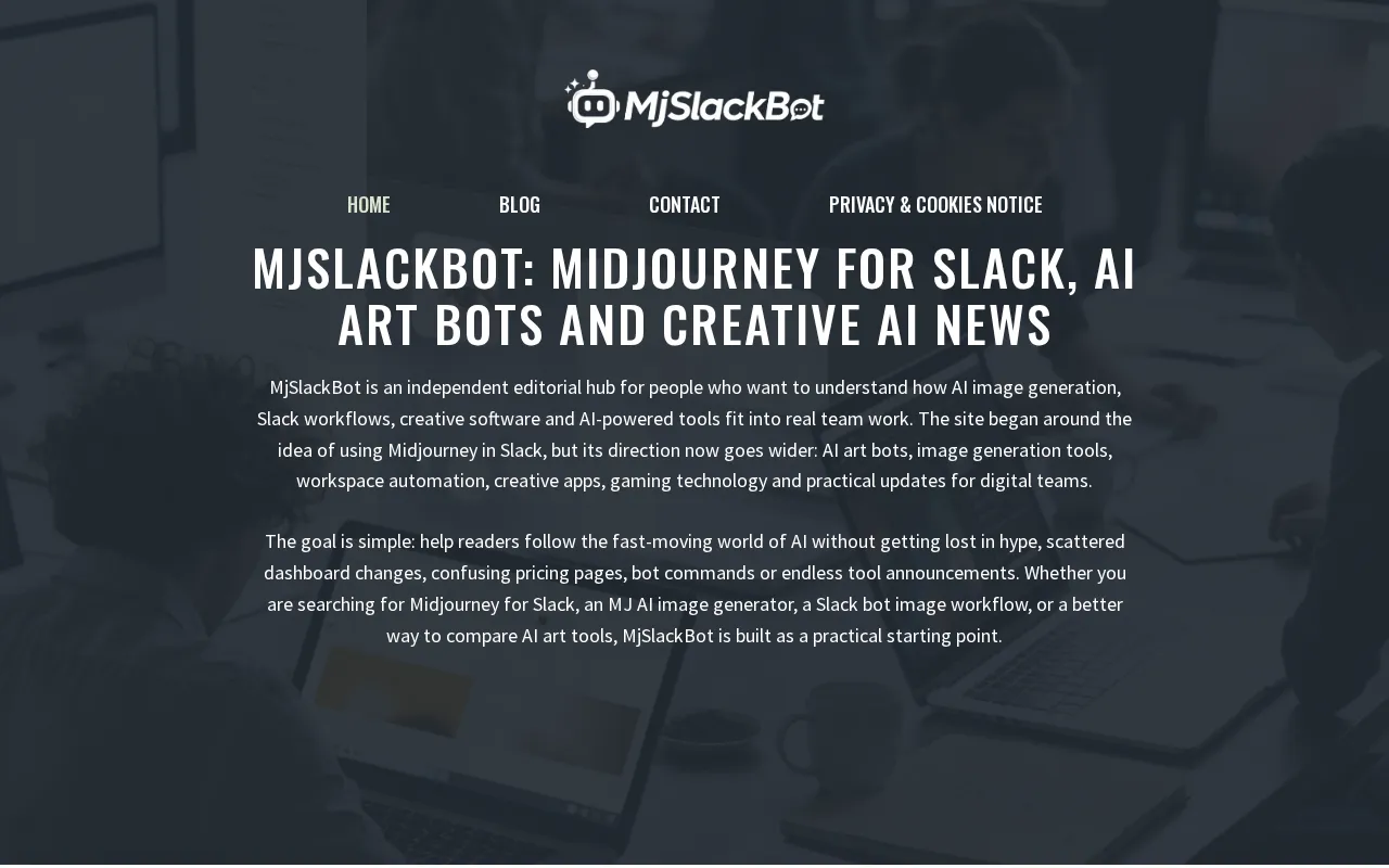 Midjourney for Slack — preview screenshot