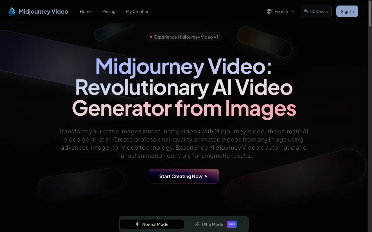Midjourney Video — preview screenshot