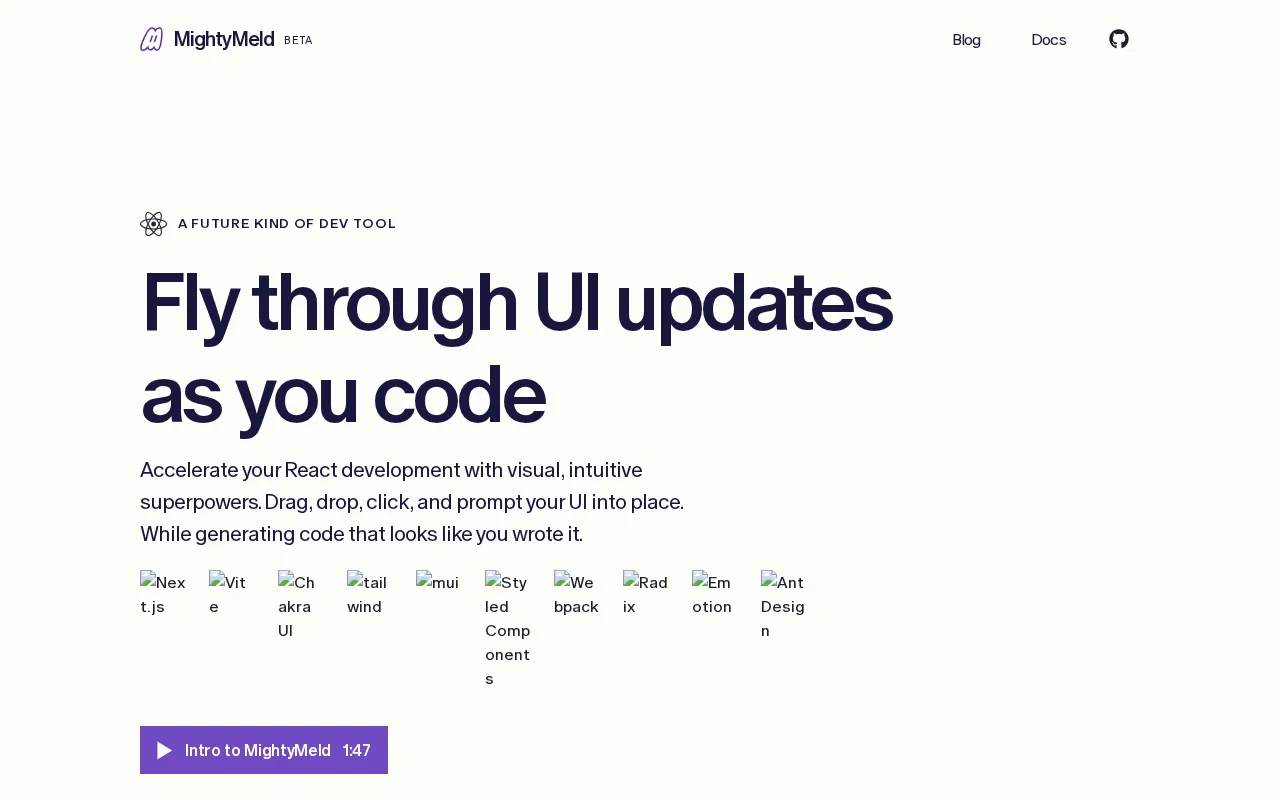MightyMeld — preview screenshot