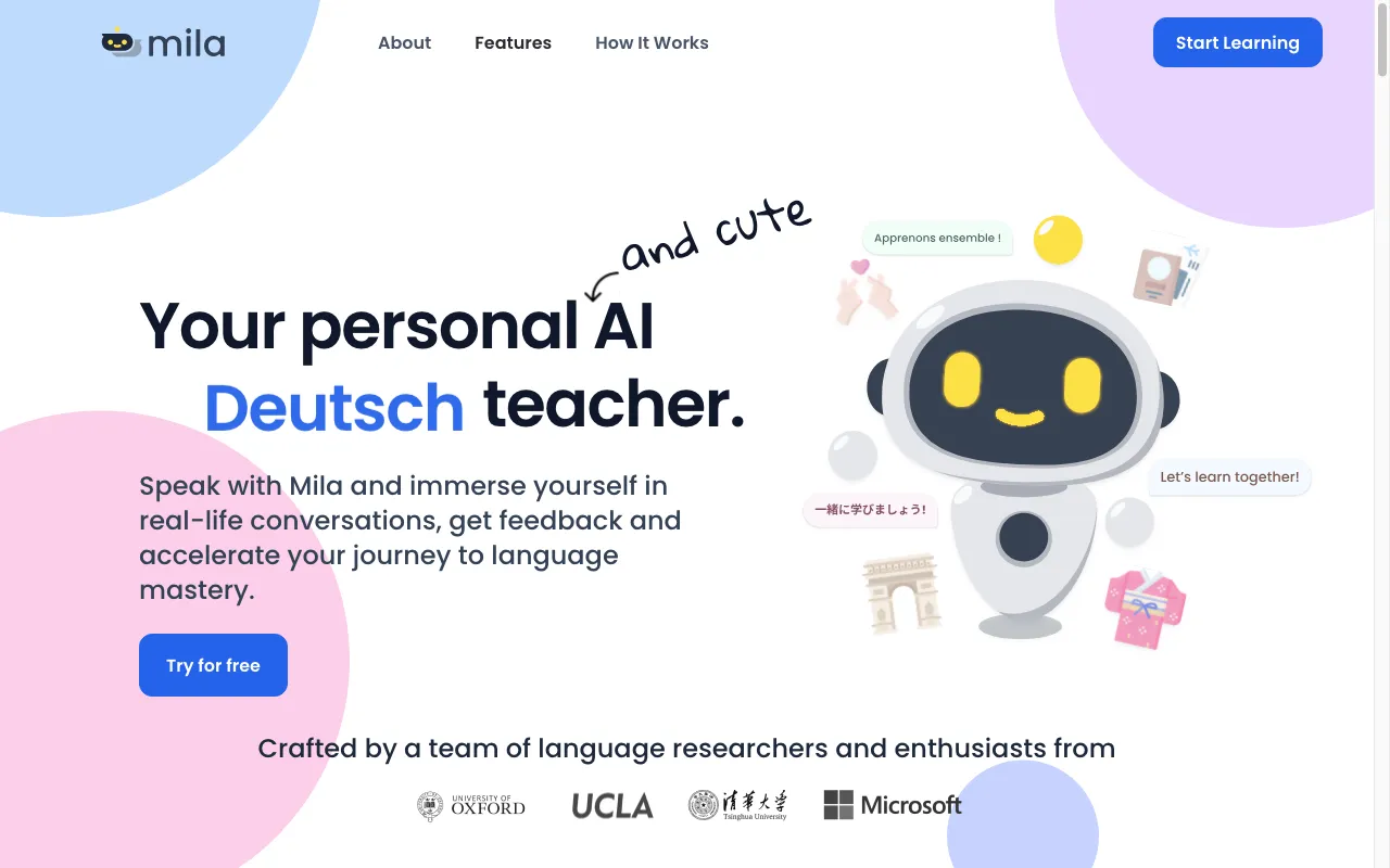 Mila AI — preview screenshot