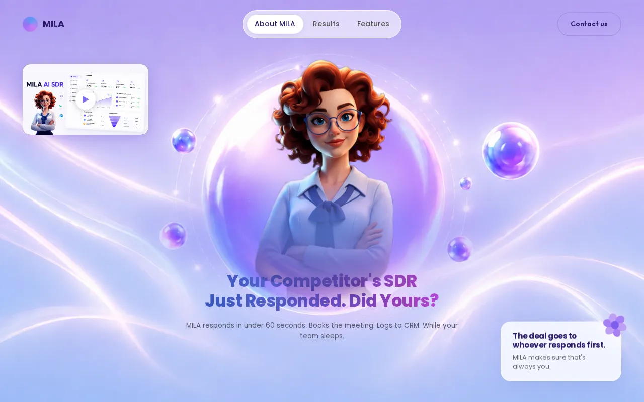 MILA by Technology Mindz — preview screenshot