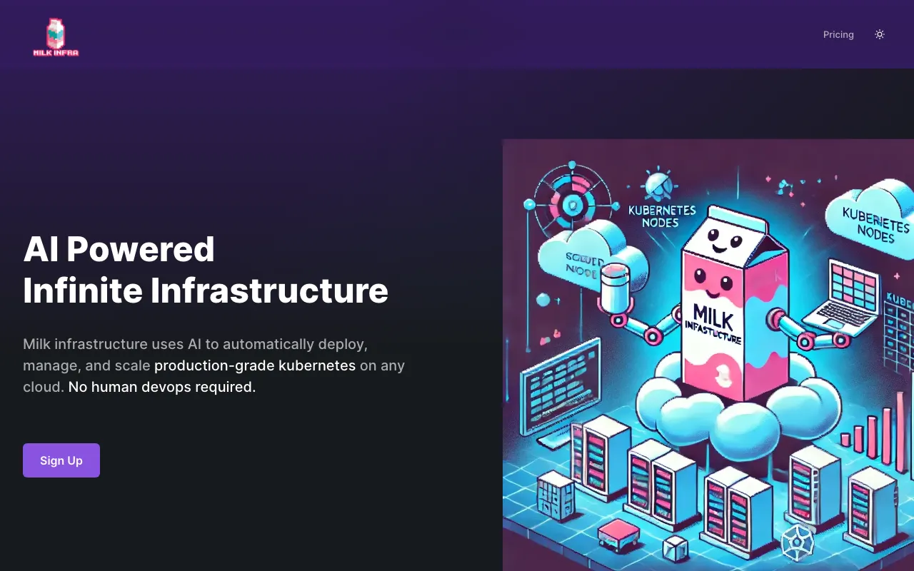 Milk Infrastructure — preview screenshot