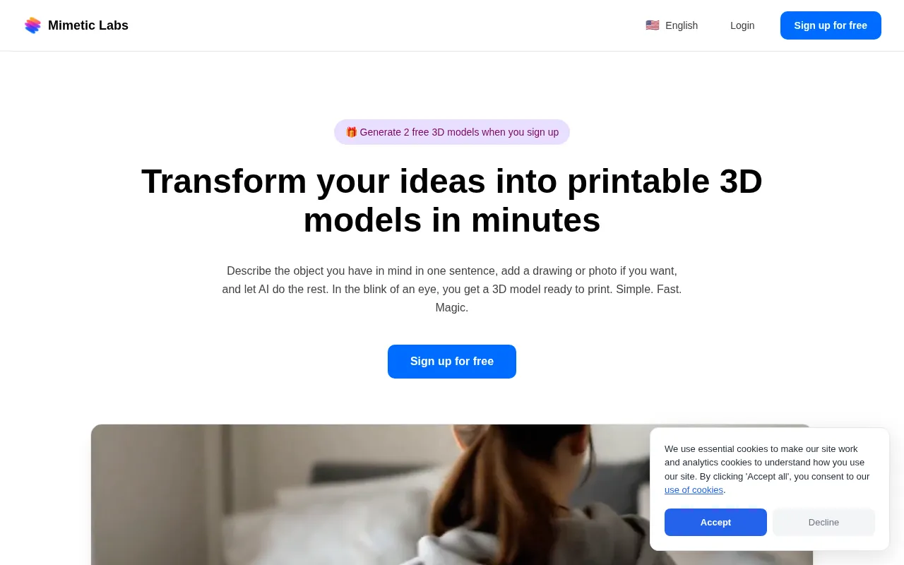 Mimetic Labs — preview screenshot