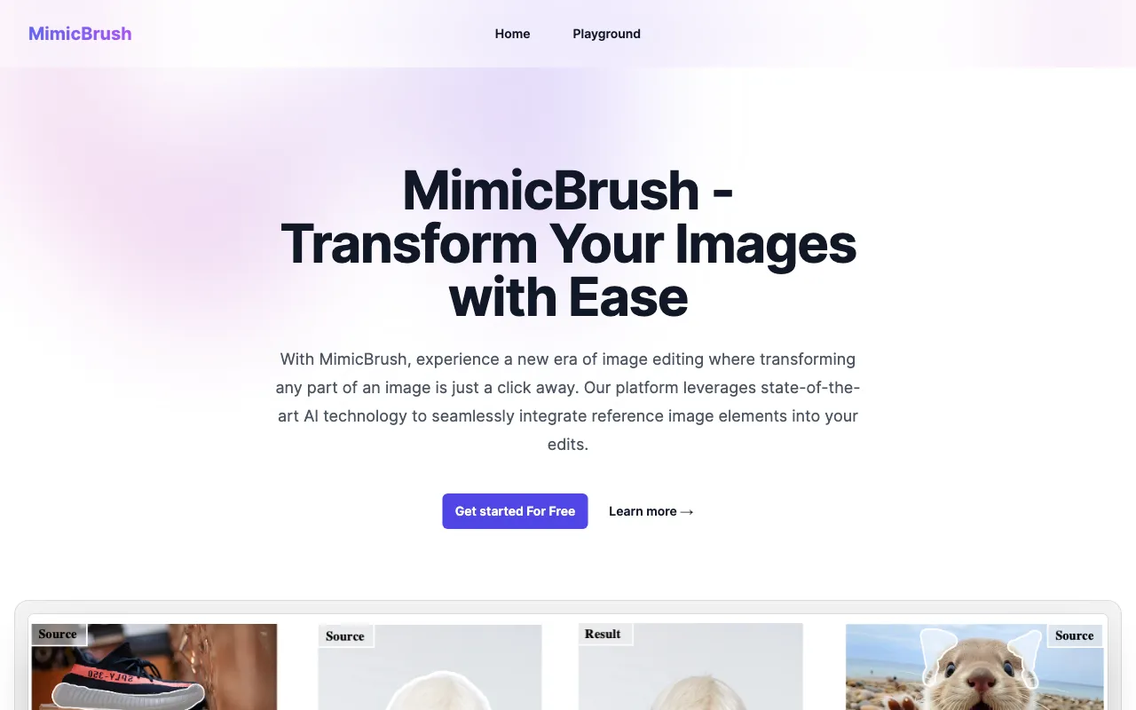 MimicBrush AI — preview screenshot