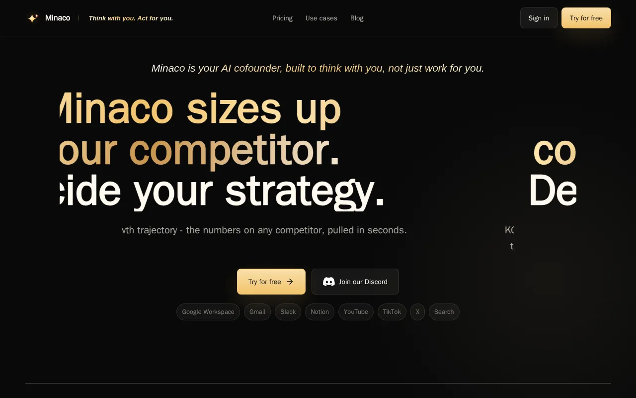 Minaco — preview screenshot