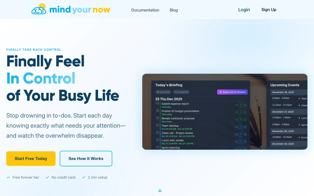 Mind Your Now — preview screenshot