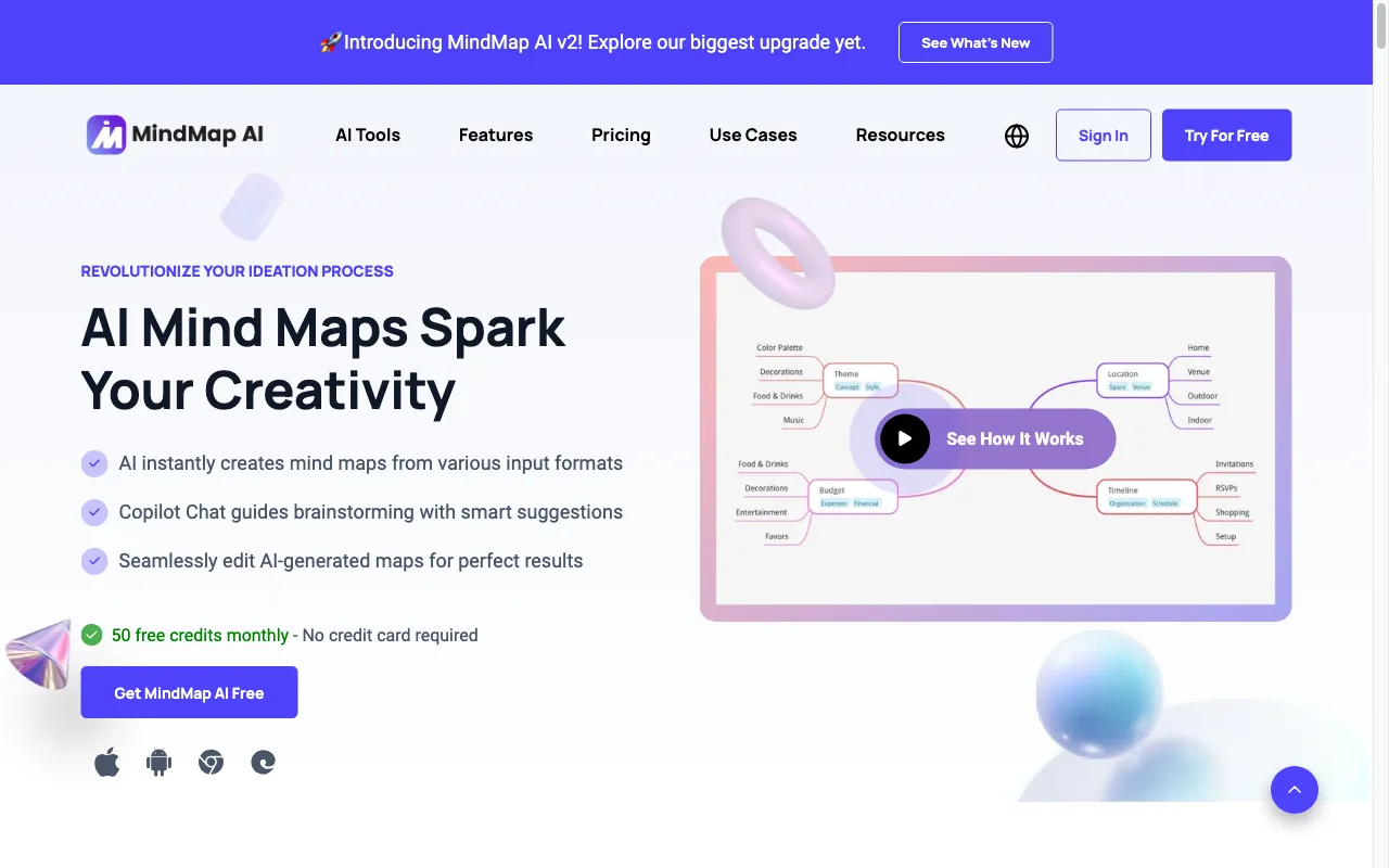 MindMap AI APP — preview screenshot