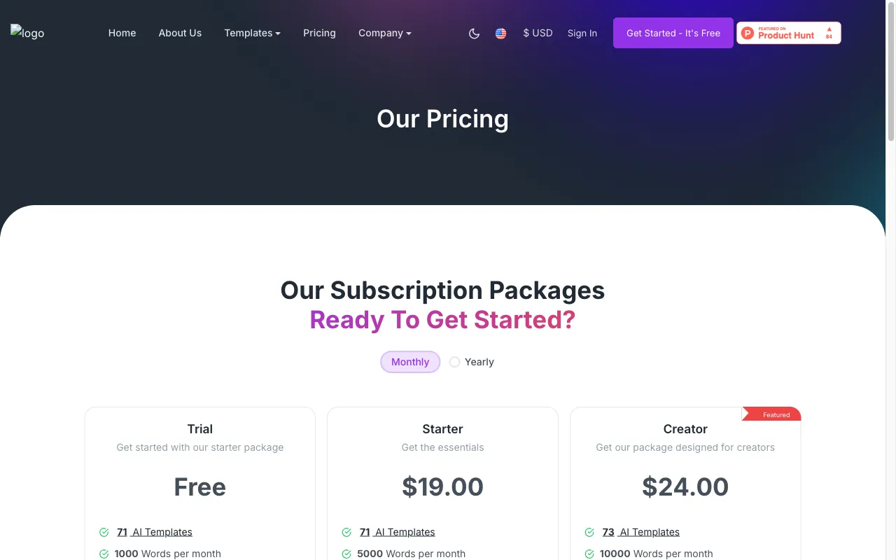 MindMeldCanvas AI — pricing page